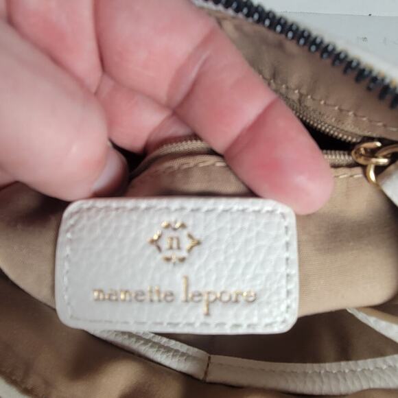 Nanette Lepore White Small Classic Feminine Crossbody Bag - Picture 8 of 11